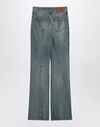 Alexander Mcqueen Alexander McQueen Flared jeans with turn-ups at the waist