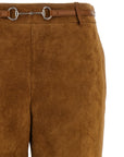 Gucci Gucci Suede Pants