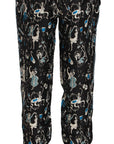 Dolce & Gabbana Elegant Silk Lounge Pants with Unique Print