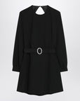 Saint Laurent Saint Laurent Black mini dress with belt