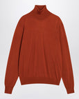 Saint Laurent Saint Laurent Red turtleneck sweater in wool