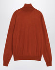 Saint Laurent Saint Laurent Red turtleneck sweater in wool