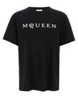 Alexander McQueen Alexander McQueen Flocked Mcqueen T-shirt