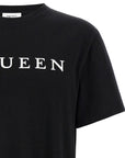Alexander McQueen Alexander McQueen Flocked Mcqueen T-shirt