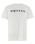 Alexander McQueen Alexander McQueen Flocked Mcqueen T-shirt