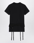 Balenciaga Balenciaga Black jersey stretch lingerie T-shirt