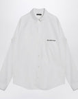 Balenciaga Balenciaga White Uniform Merch button-down shirt