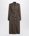 Saint Laurent Saint Laurent Double-breasted coat in Prince of Wales wool