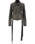 Balenciaga Balenciaga Lace Up Denim Jacket