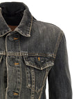 Balenciaga Balenciaga Lace Up Denim Jacket