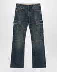 Balenciaga Balenciaga Blue Cargo Regular jeans with a faded effect