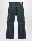 Balenciaga Balenciaga Blue Cargo Regular jeans with a faded effect