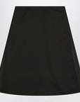 Alexander Mcqueen Alexander McQueen Flared black skirt in silk blend