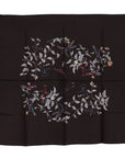 Dolce & Gabbana Elegant Silk Scarf Wrap in Luxe Brown