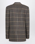 Saint Laurent Saint Laurent Double-breasted checked wool jacket