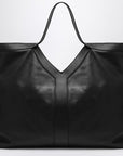 Saint Laurent Saint Laurent Maxi Y tote bag black pebbled leather