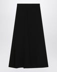 Balenciaga Balenciaga Draped black skirt in crêpe