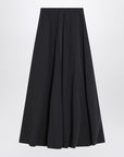 Balenciaga Balenciaga Black washed cotton maxi skirt