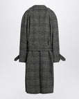 Balenciaga Balenciaga Raglan One Layer coat in black/grey check