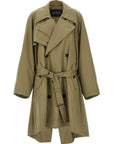 Balenciaga Balenciaga Draped Neck Trench Coat