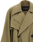 Balenciaga Balenciaga Draped Neck Trench Coat
