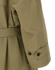 Balenciaga Balenciaga Draped Neck Trench Coat