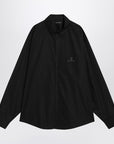 Balenciaga Balenciaga Black cotton shirt with logo