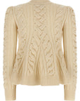 Alexander McQueen Alexander McQueen Peplum Cable Sweater