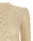 Alexander McQueen Alexander McQueen Peplum Cable Sweater