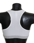 Dolce & Gabbana Elegant White Stretch Sport Bra