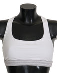 Dolce & Gabbana Elegant White Stretch Sport Bra