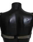 Dolce & Gabbana Elegant Brown Stretch Bra Womens Underwear