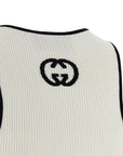 Gucci Gucci Incrocio Gg Tank Top