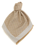 Gucci Gucci Wool And Silk Shawl Gg
