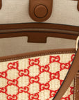 Gucci Gucci Small Woven Shopping Bag