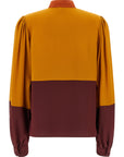 Saint Laurent Saint Laurent Color-block Blouse