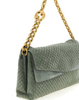 Gucci Gucci Gg Large Suede Shoulder Bag