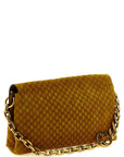 Gucci Gucci Gg Medium Suede Shoulder Bag