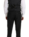 Dolce & Gabbana Sleek Black Slim Fit Formal Vest