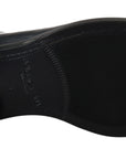 Dolce & Gabbana Elegant Blue Leather Derby Dress Shoes