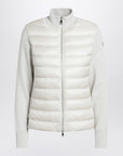 Moncler Moncler White padded zip-up cardigan