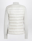 Moncler Moncler White padded zip-up cardigan