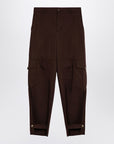 Moschino Moschino Brown wide cargo trousers