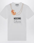 Moschino white Moschino Breakfast T-shirt