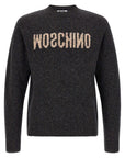 Moschino Moschino Mirrored Logo Sweater