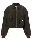 Ganni Ganni Duchesse Nylon Bomber Jacket