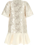 Ganni Ganni Satin Cloque Mini Dress