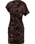 Ganni Ganni Brown Sequins Mini Dress