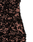 Ganni Ganni Brown Sequins Mini Dress