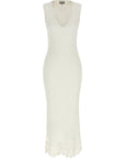 Ganni Ganni Cotton Crochet Dress